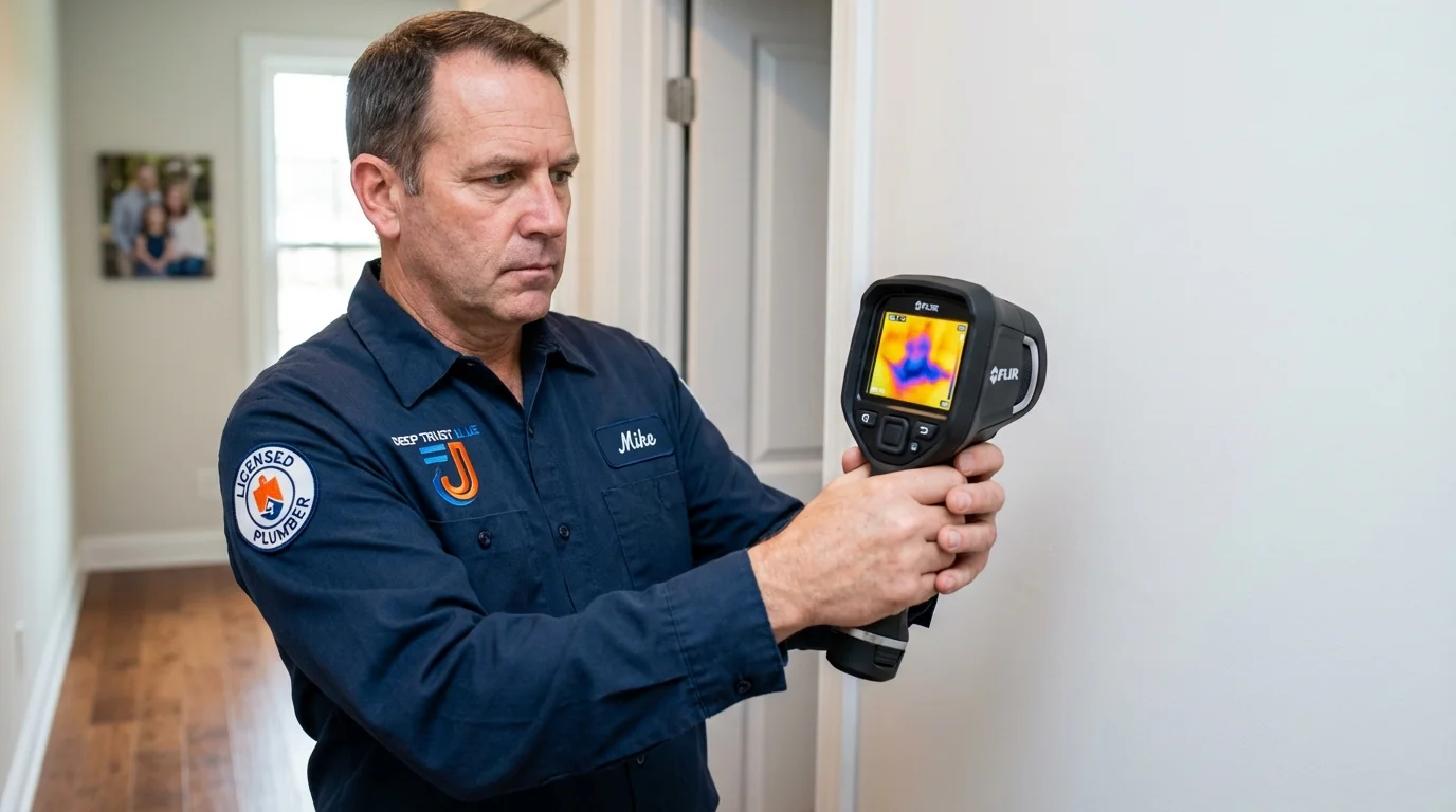 Thermal imaging leak detection by Johns Plumbing LLC in Moncks Corner